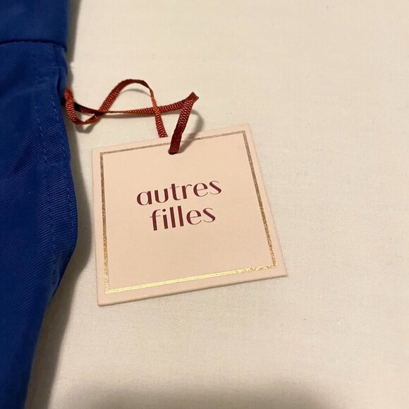 Autres Filles Cobalt Blue Straight Leg Trouser Size Large - Picture 3 of 16